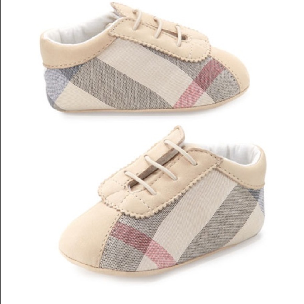 Burberry Bosco Check infant shoes